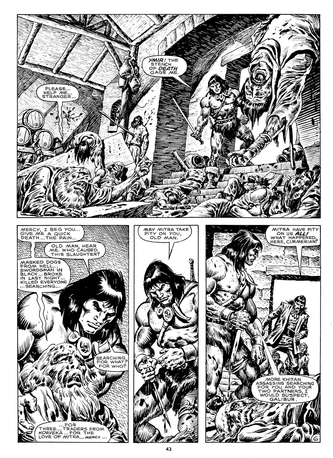 Read online The Savage Sword Of Conan comic -  Issue #211 - 40