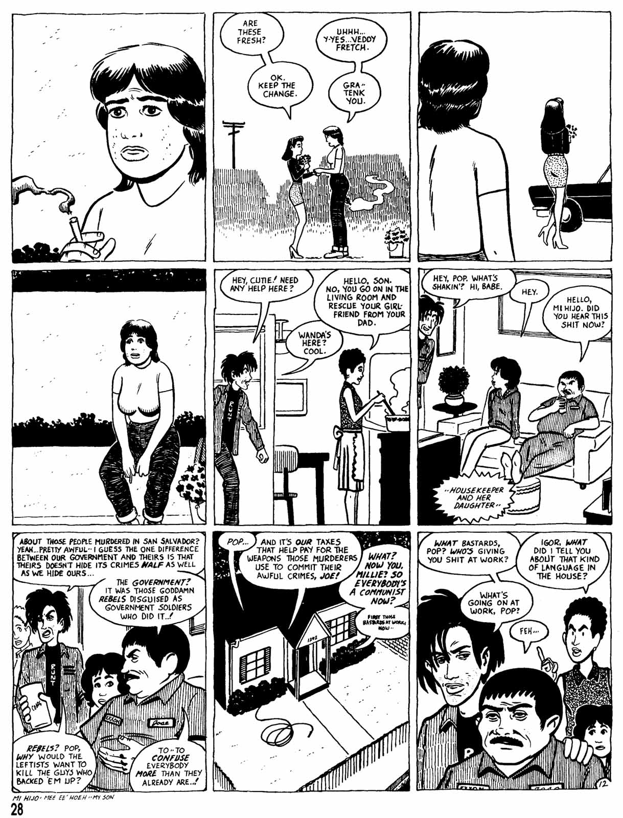 Read online Love and Rockets (1982) comic -  Issue #32 - 30
