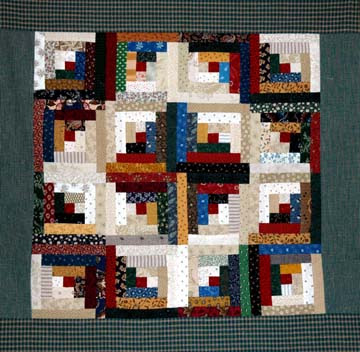 Log Cabin Quilt is One of the Easiest Quilt Blocks to Construct.