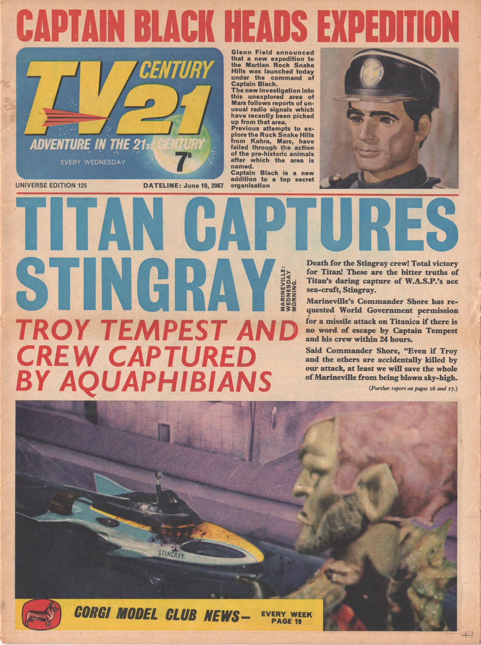 Read online TV Century 21 (TV 21) comic -  Issue #125 - 1