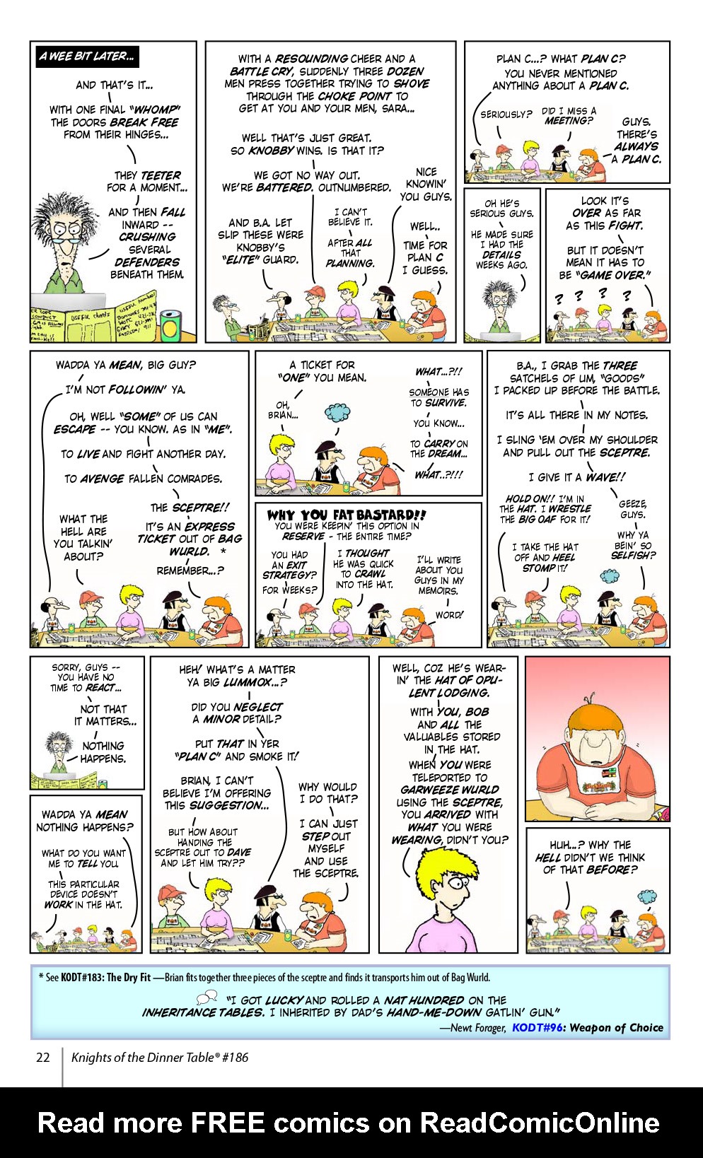 Read online Knights of the Dinner Table comic -  Issue #186 - 24