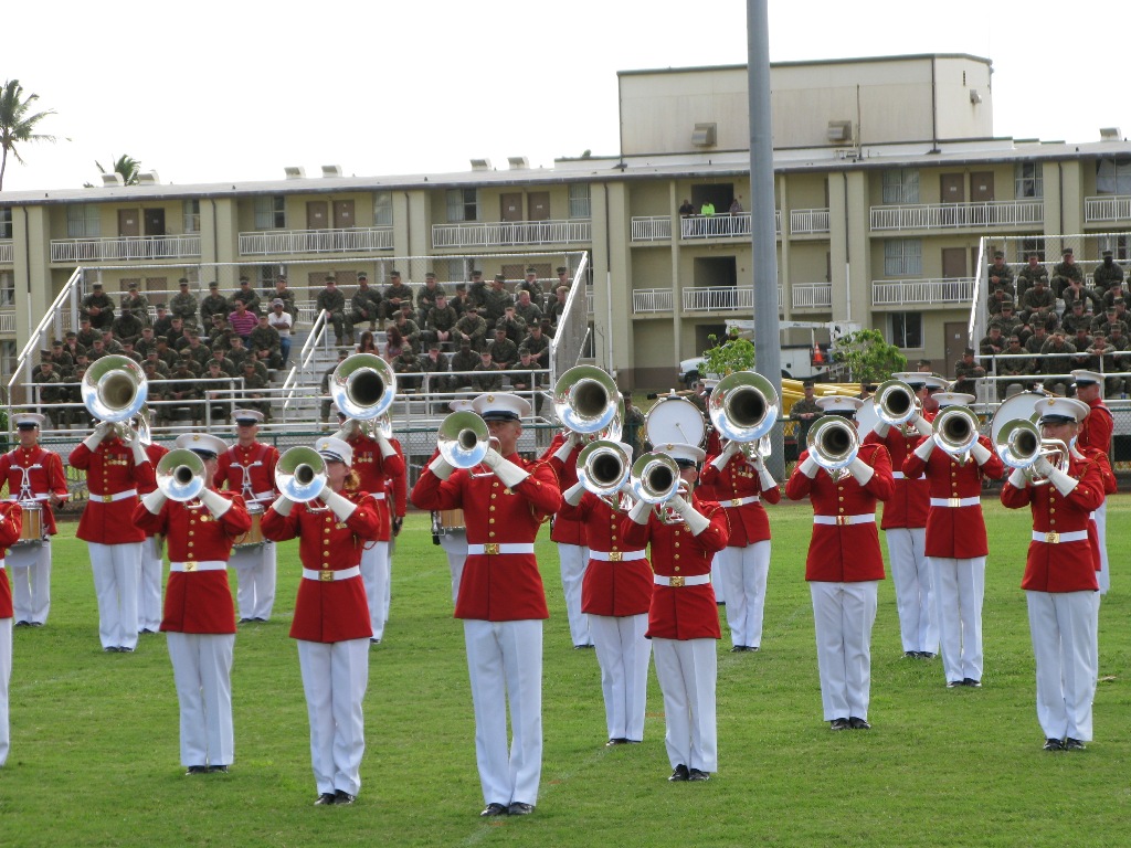 Oli's Skene Clan Family and Friends: Hawaii Welcomes the USMC Drum and
