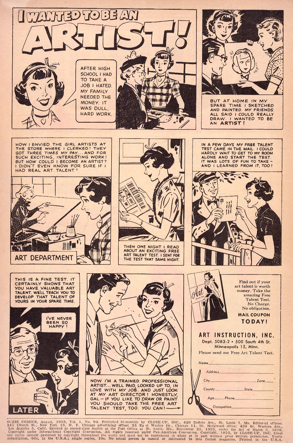 Read online Suzie Comics comic -  Issue #94 - 2