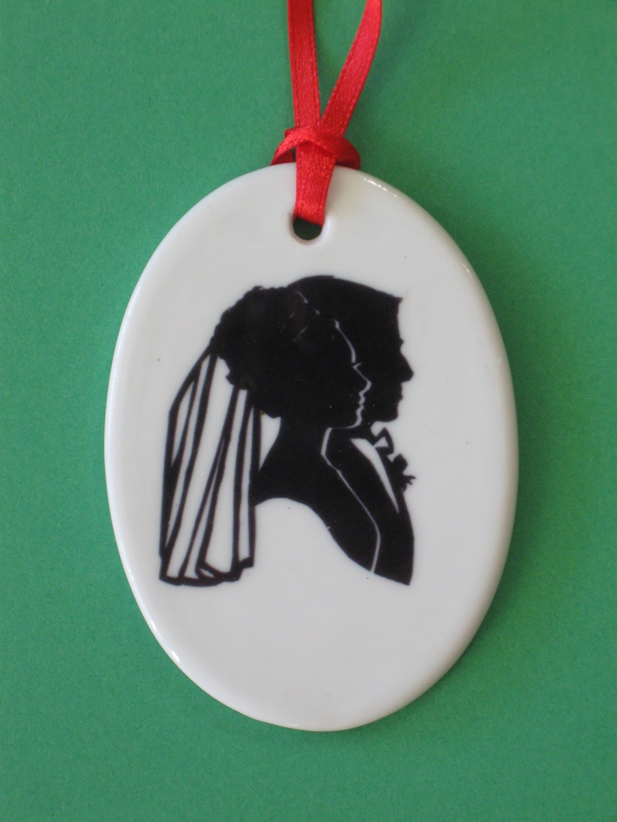 Custom Silhouette Christmas Ornaments