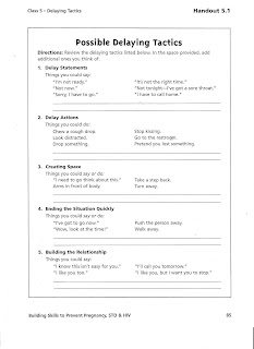 Mr. Cassidy's Health Class: Aim- How can an individual use refusal