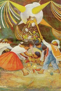 Art Reproductions and Oil Painting: La Pinata by Diego Rivera