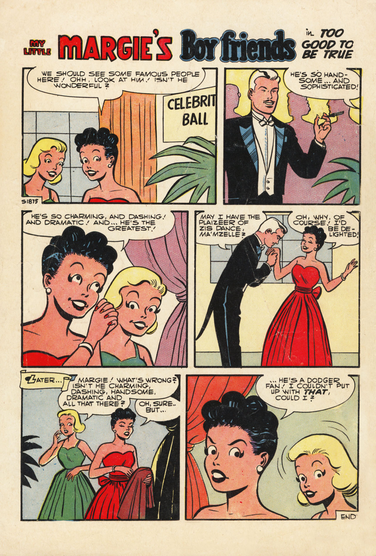 Read online My Little Margie's Boy Friends comic -  Issue #7 - 36