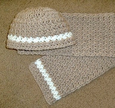 Trendy Hat and Scarf Sets Pattern [PS049] - $7.99 : Maggie Weldon
