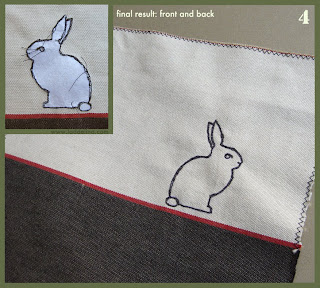 Loddelina designs: Bunny - the freehand machine embroidery tutorial