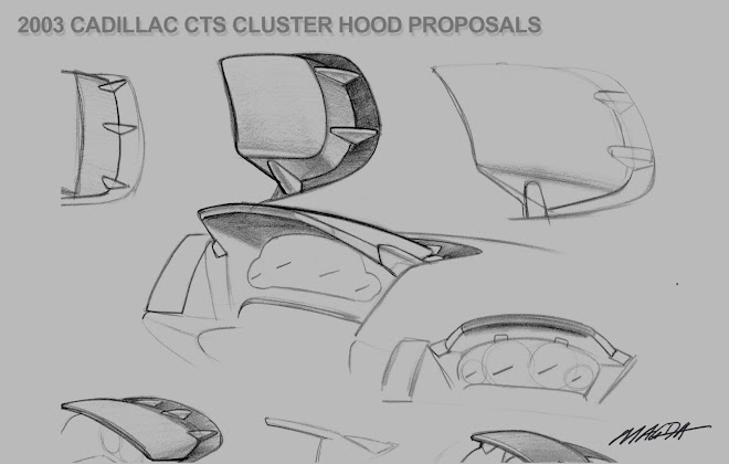 2003 cadillac CTS cluster hood designs