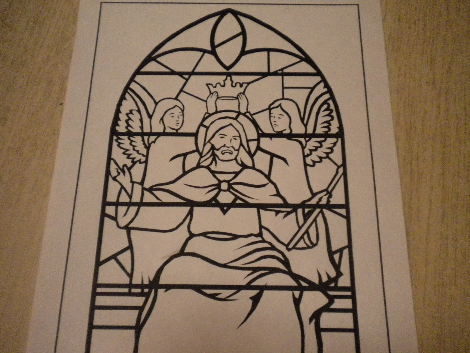 Familia Católica: Páginas para Colorear de Cristo Rey