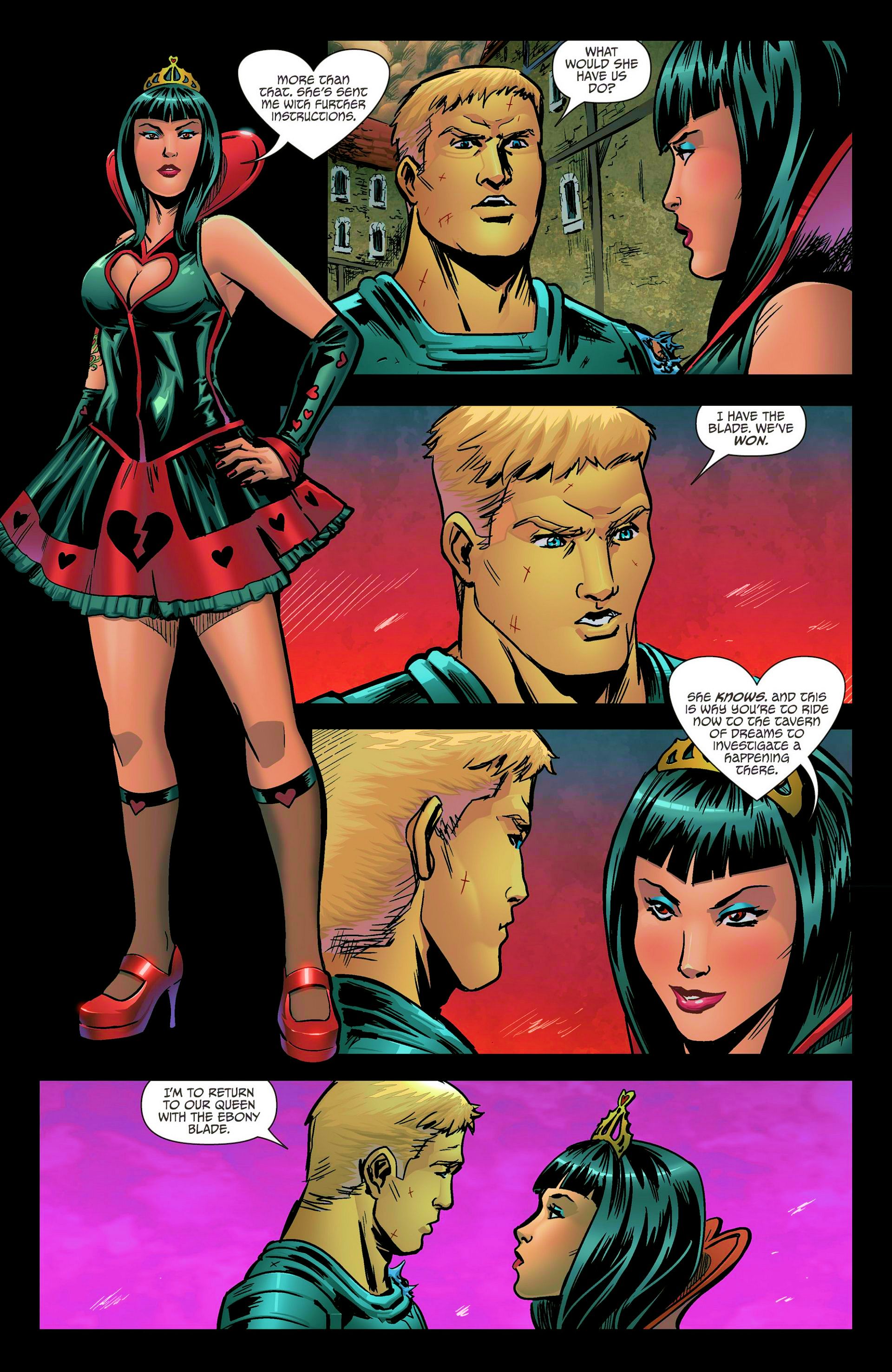 Read online Grimm Fairy Tales presents Wonderland: Clash of Queens comic -  Issue #3 - 23