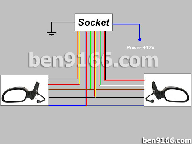 DIY: Daihatsu Mira L200/L200s Side Mirror Wiring - BEN9166