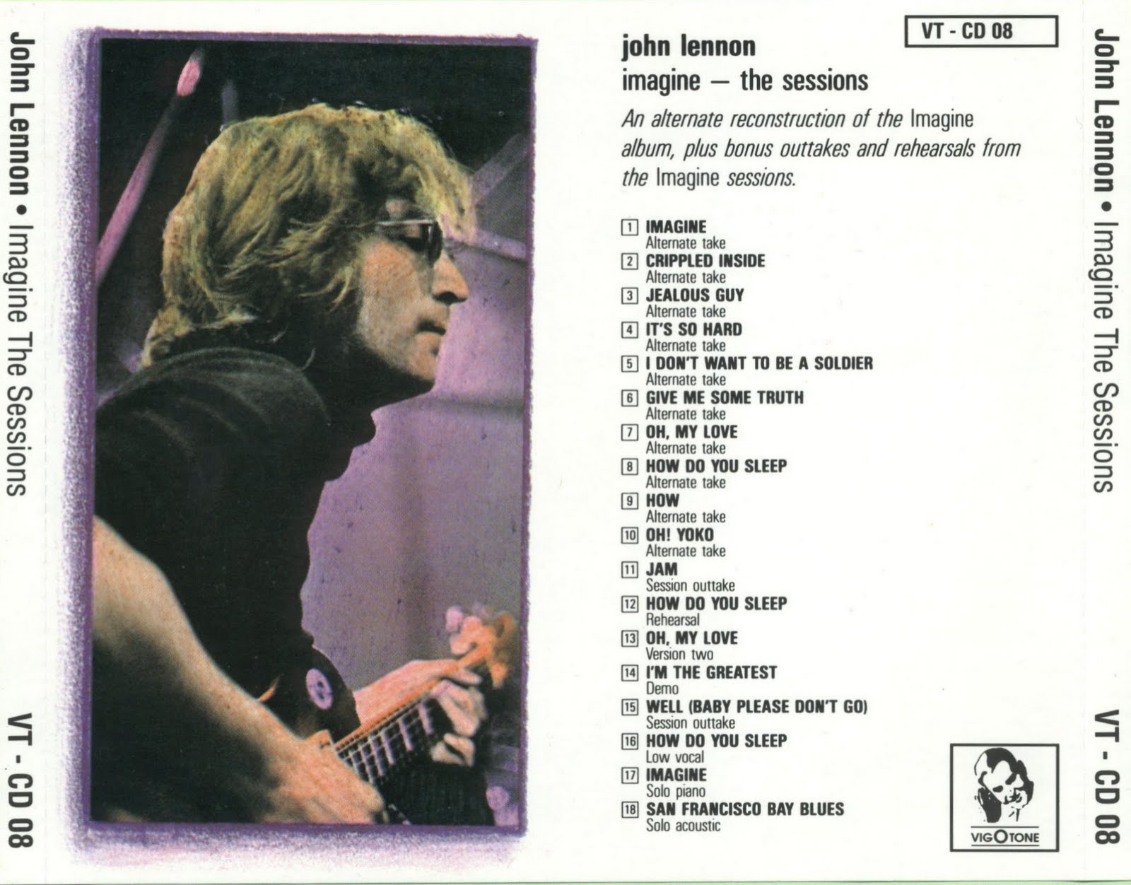 Groovyfab's Diary John Lennon Lost Tapes Bootleg The Sessions Imagine