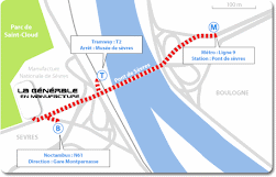 Venir à La Générale