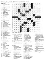 New york times crossword The New York Times Crossword in Gothic: 02.20.08 – Double, Double Toil and Trouble…