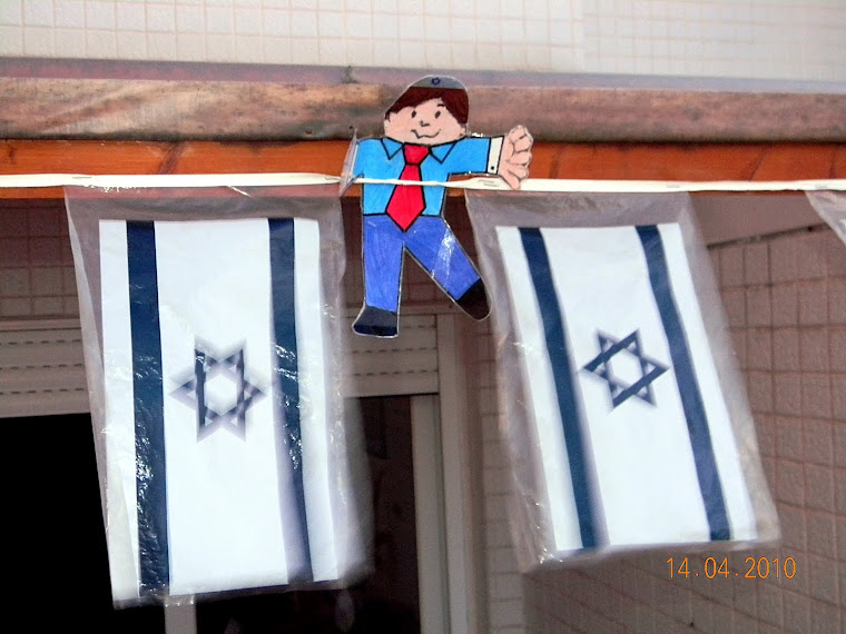 Hanging the Flags - Israel Independent Day