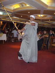 Variety dance performances on Nile Cruise ship, "Topaz"