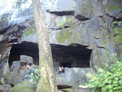 Rajmachi caves near Kalbhairav temple.