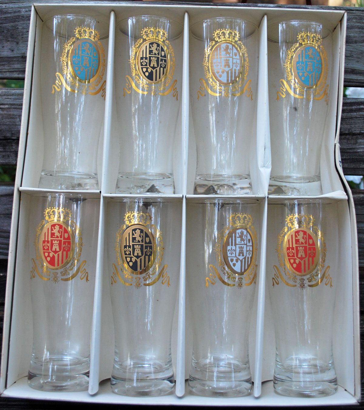 junk2funk Vintage Federal Beer Glasses