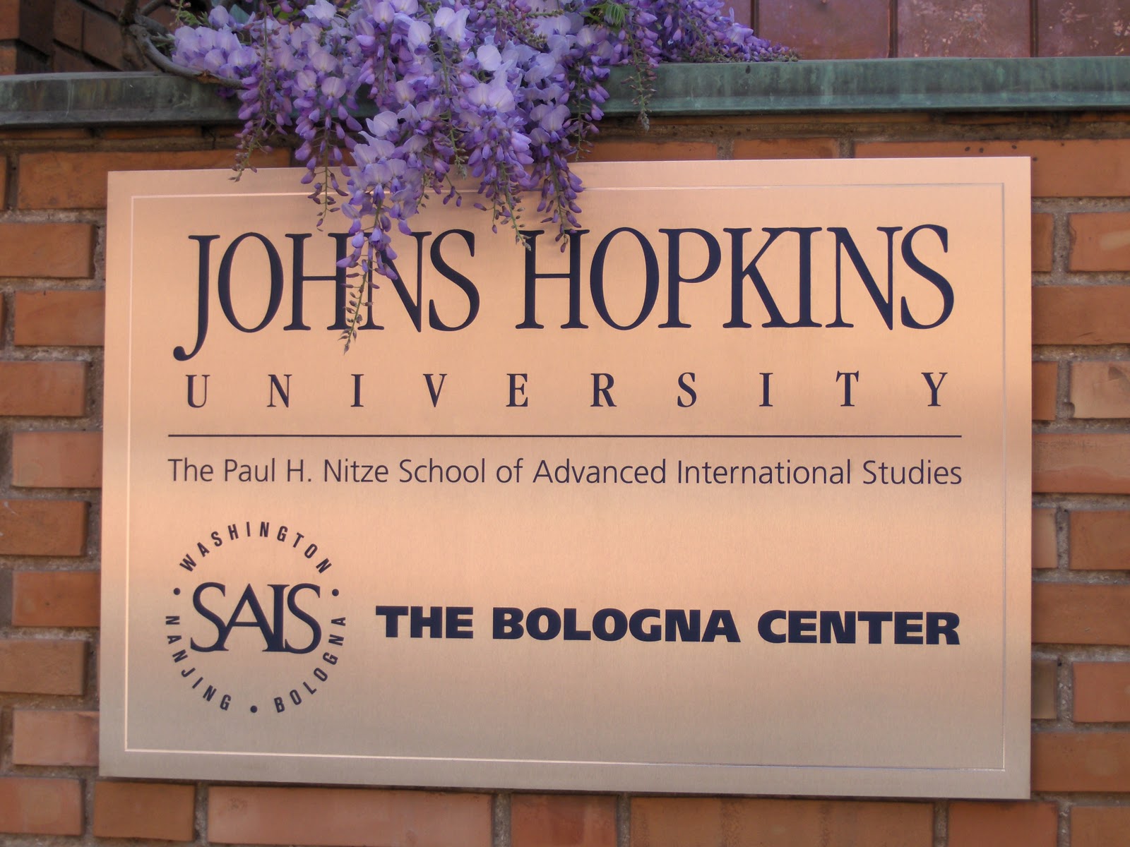 Johns Hopkins SAIS Europe (Bologna) Admissions Blog What is in a name?