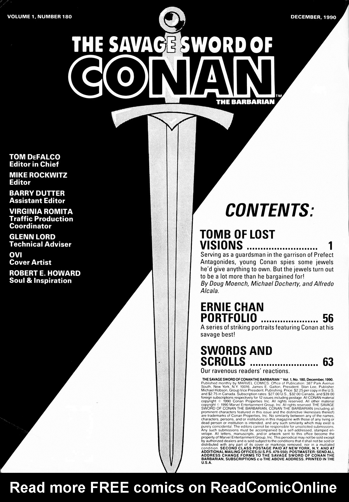 Read online The Savage Sword Of Conan comic -  Issue #180 - 2
