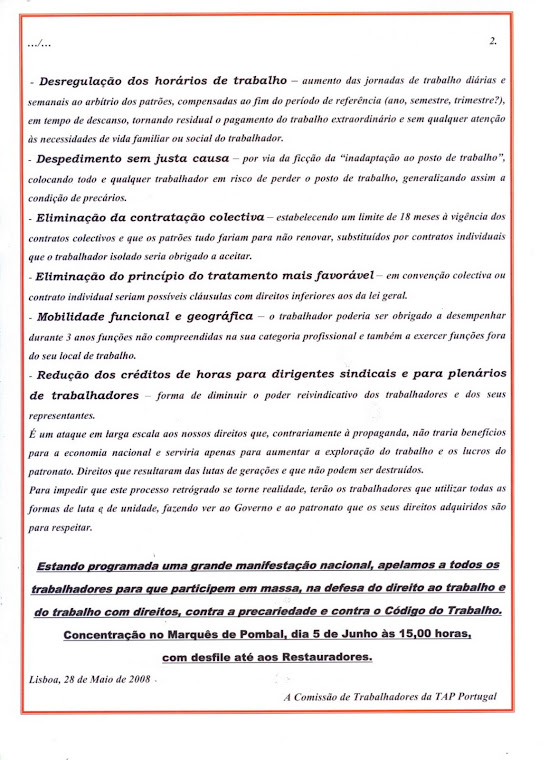 Comunicado 09/2008 (verso)