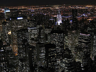 new york skyline at night. new york city skyline at night
