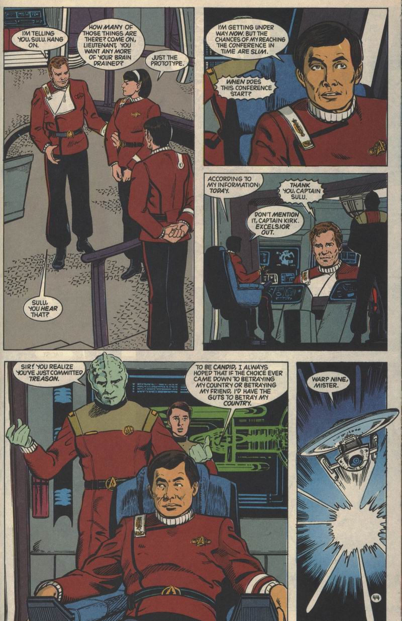 Read online Star Trek VI: The Undiscovered Country comic -  Issue # Full - 46