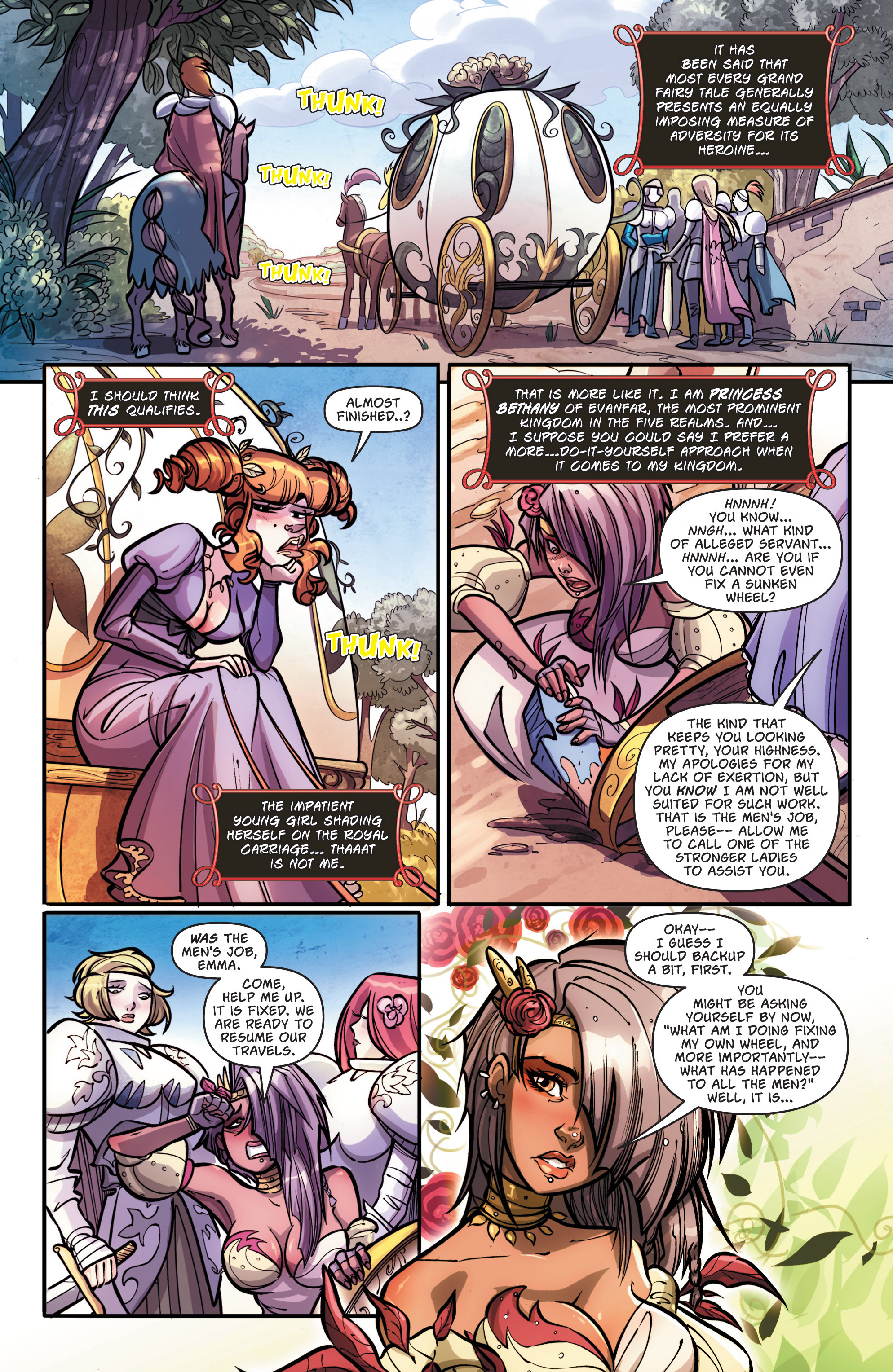Read online Damsels in Excess comic -  Issue #1 - 5