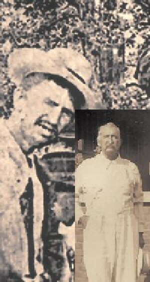 Man w/Panama Hat & John Redwine Barringer Inset