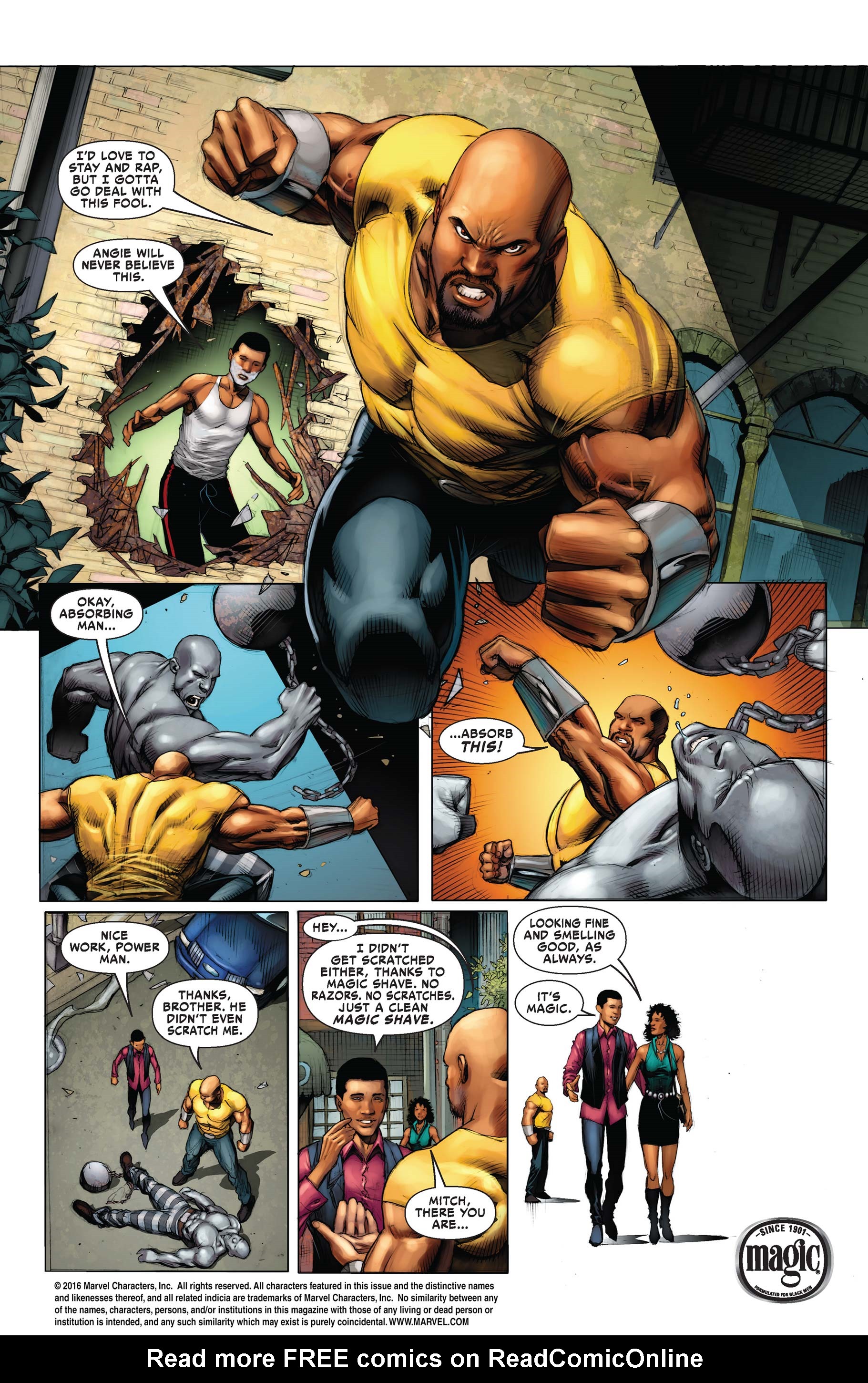 Read online Luke Cage in "A Close Shave" comic -  Issue # Full - 3