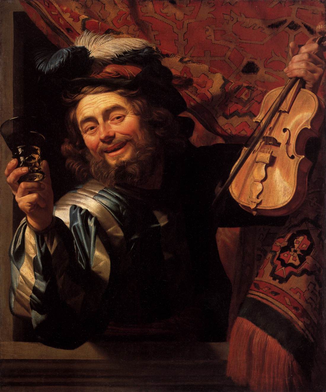 Gerrit van HONTHORST, The Merry Fiddler, 1623