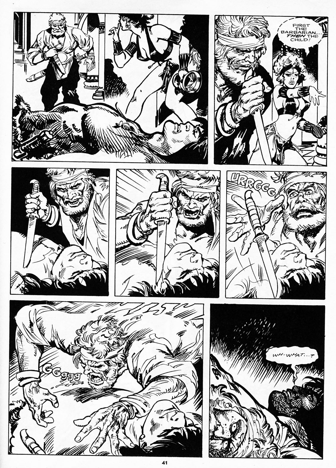 Read online The Savage Sword Of Conan comic -  Issue #218 - 39