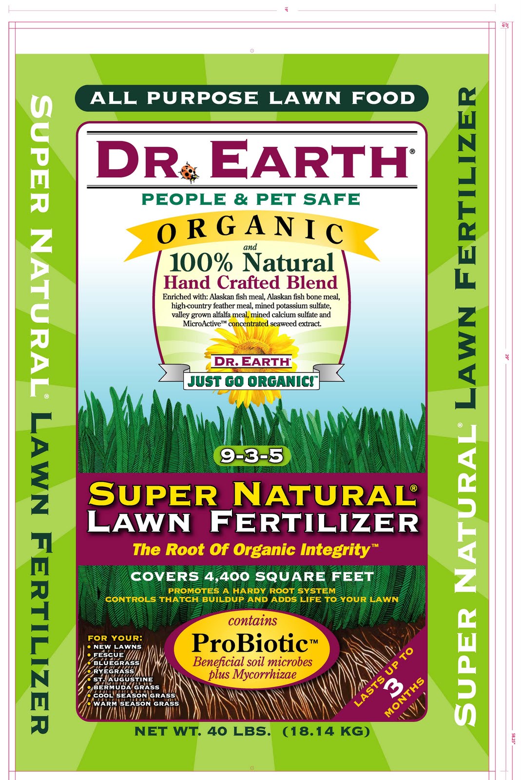 Camino Garden Center: Dr. Earth Super Natural Lawn Fertilizer