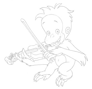 Kleiner Dodo Poster Clean up for Kleiner Dodo Poster - line drawing