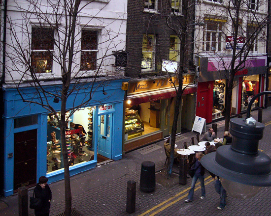 view of neal street shops from our balcony - photo by Joselito Briones