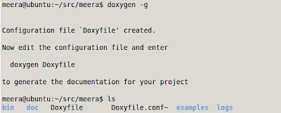 Meera's Blog: Doxygen and Python