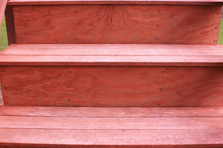 Target Birthday Cakes on Cleaned And Stained The Back Deck Stairs This Weekend  I M Not A