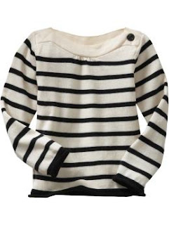 striped boatneck sweater $21.99 10/16/10