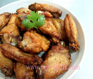 My Wok Life Cooking Blog My Scrumptious Fried Chicken Wing Recipe