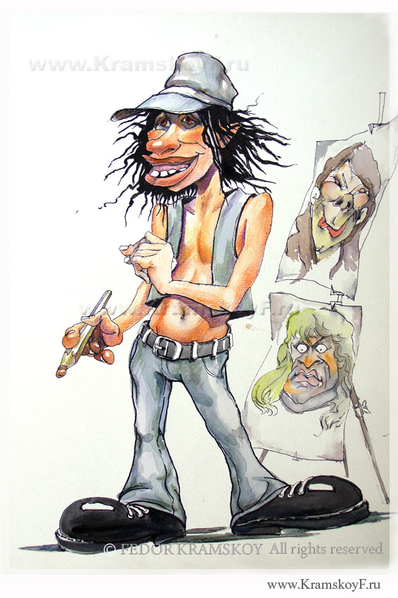 Фёдор Крамской: Как стать современным художником - литературный шарж :-)