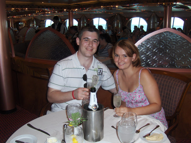 Scott and Laura on a cruise