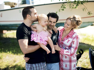 The Budding Rose: A real modern family: Mum, Two Gay Dads and a Baby