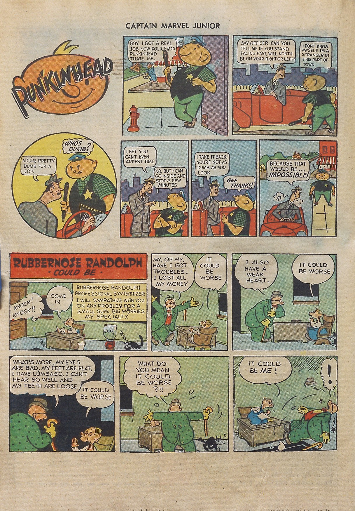 Read online Captain Marvel, Jr. comic -  Issue #22 - 22