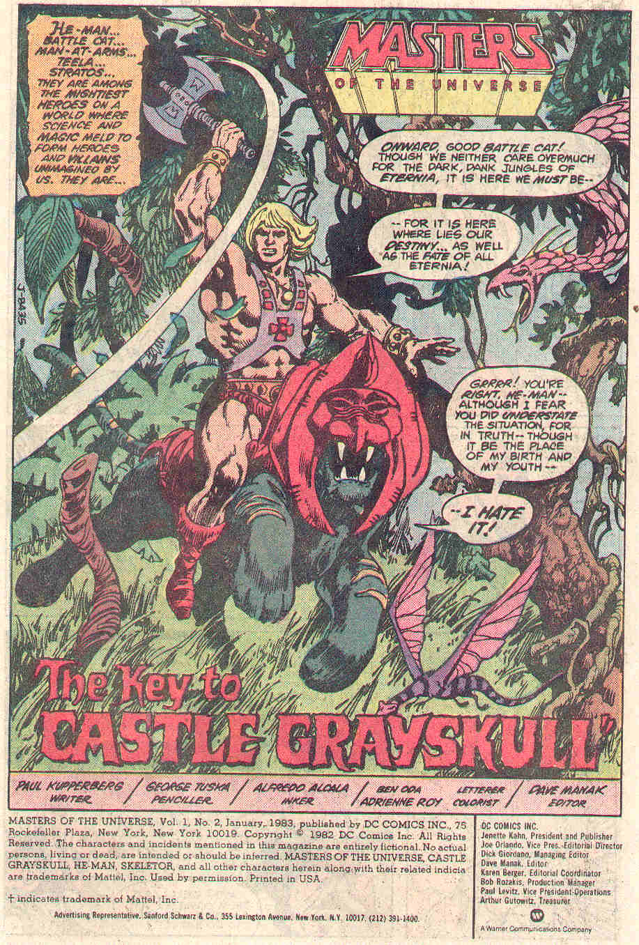Read online Masters of the Universe (1982) comic -  Issue #2 - 2