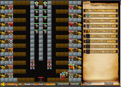 HotelMamas Lounge: Walkthrough: Dungeon Defender, level 4 (Wizard/Hard)