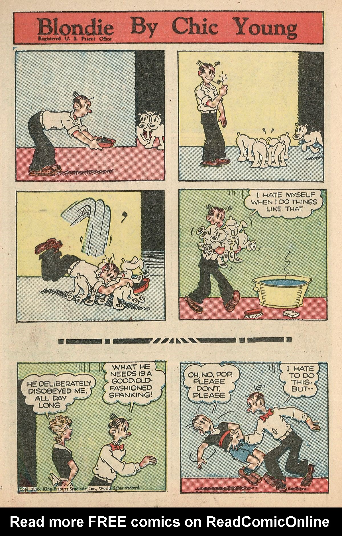 Read online Blondie Comics (1947) comic -  Issue #7 - 23