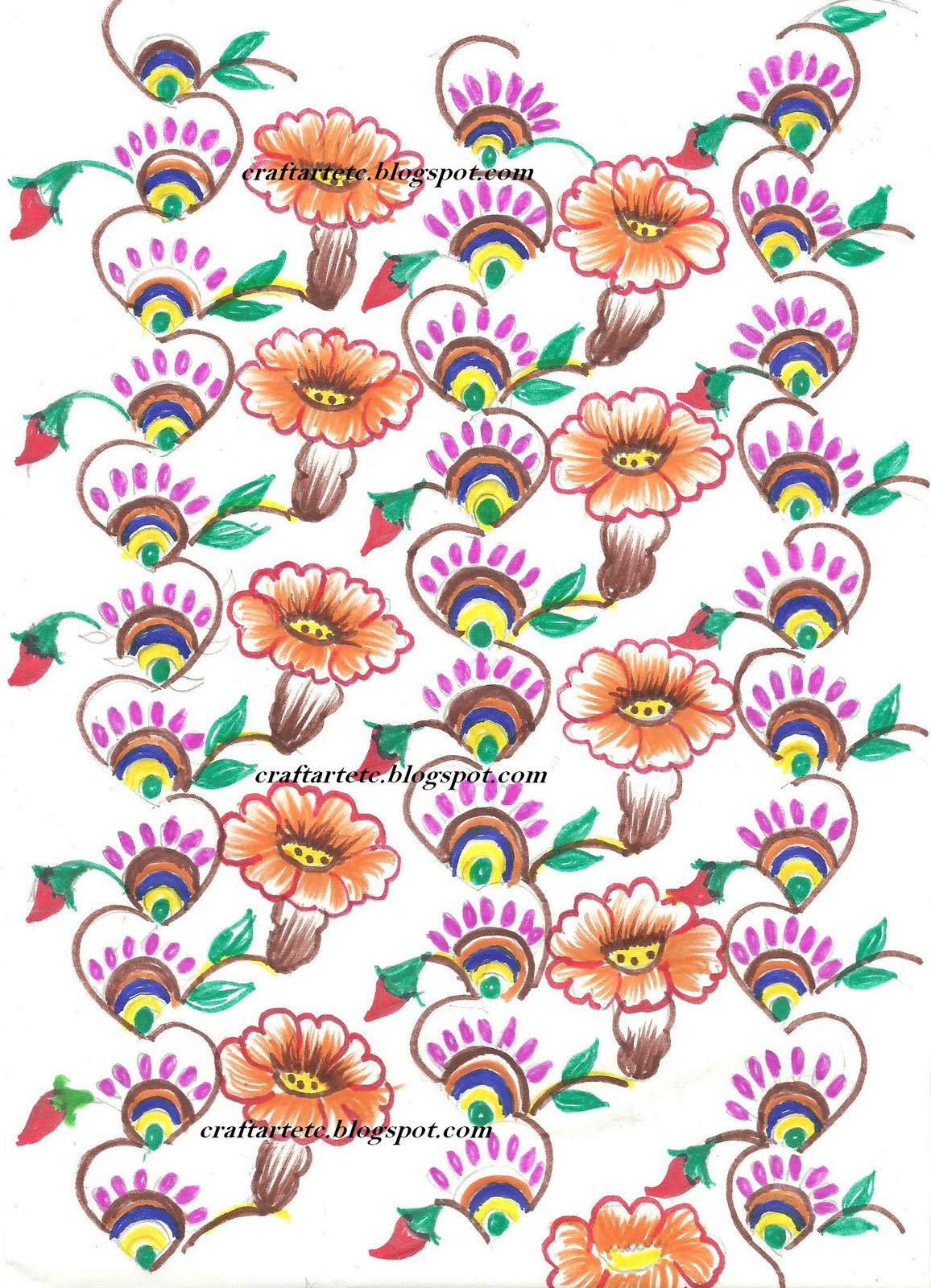 Soft Toys, Rangoli, Fabric paint Full bed Fabric Paint Designs