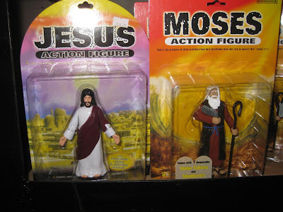 jesus action figure, moses, ten commandments, toy